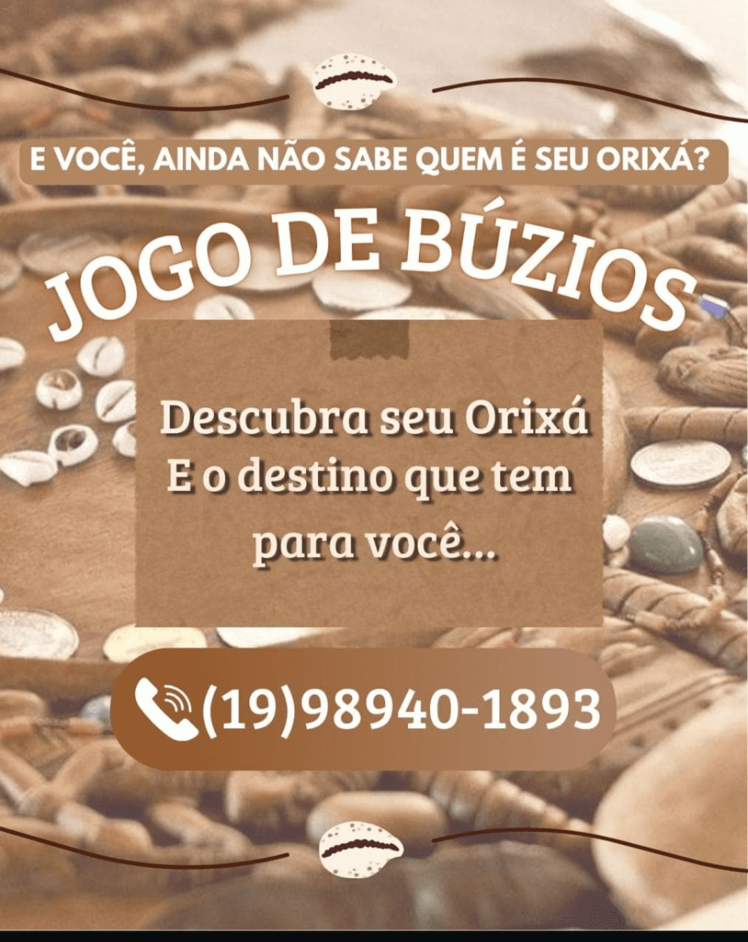 Jogos de cartas e búzios