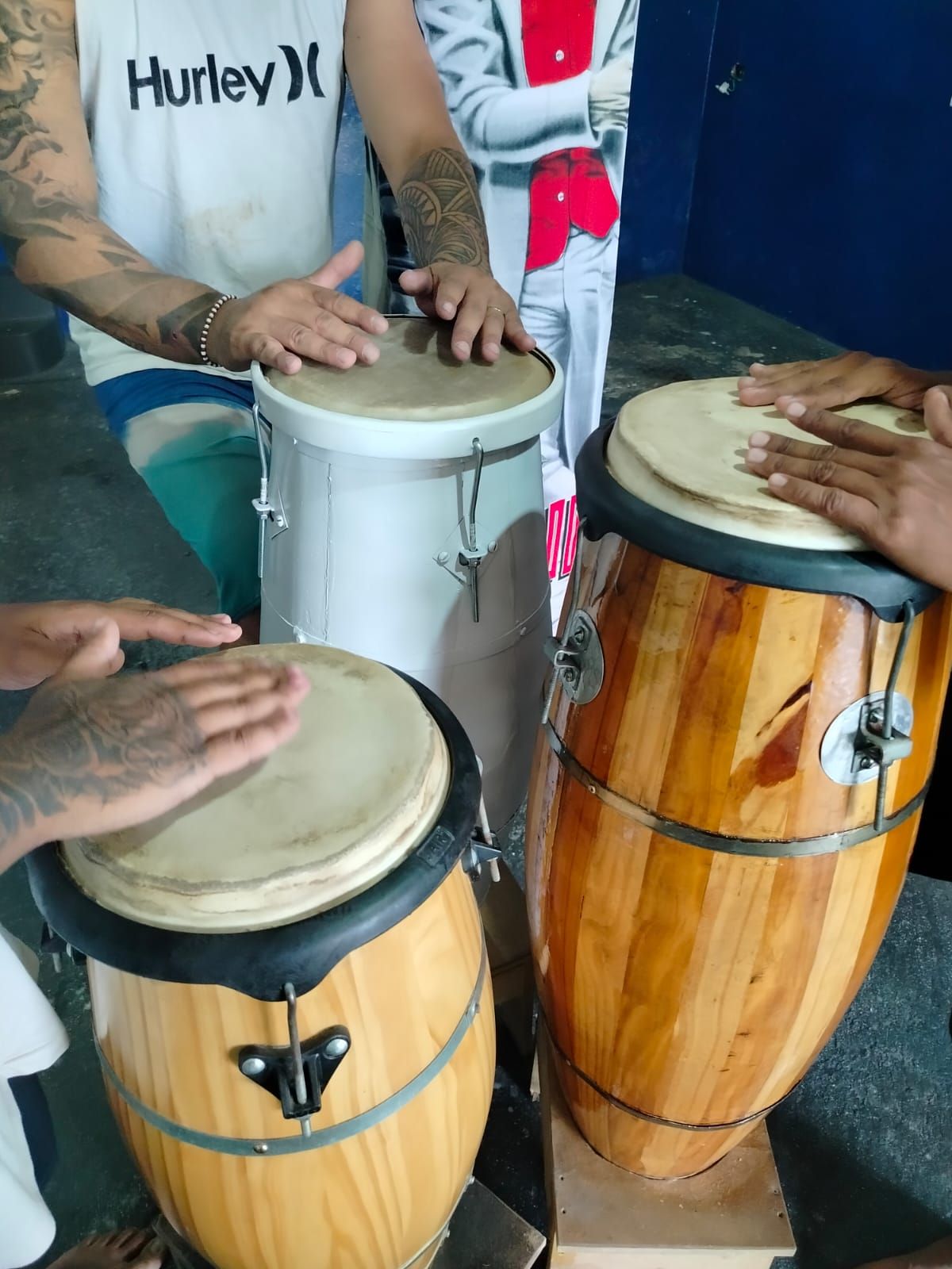 Curso de atabaque online e presencial