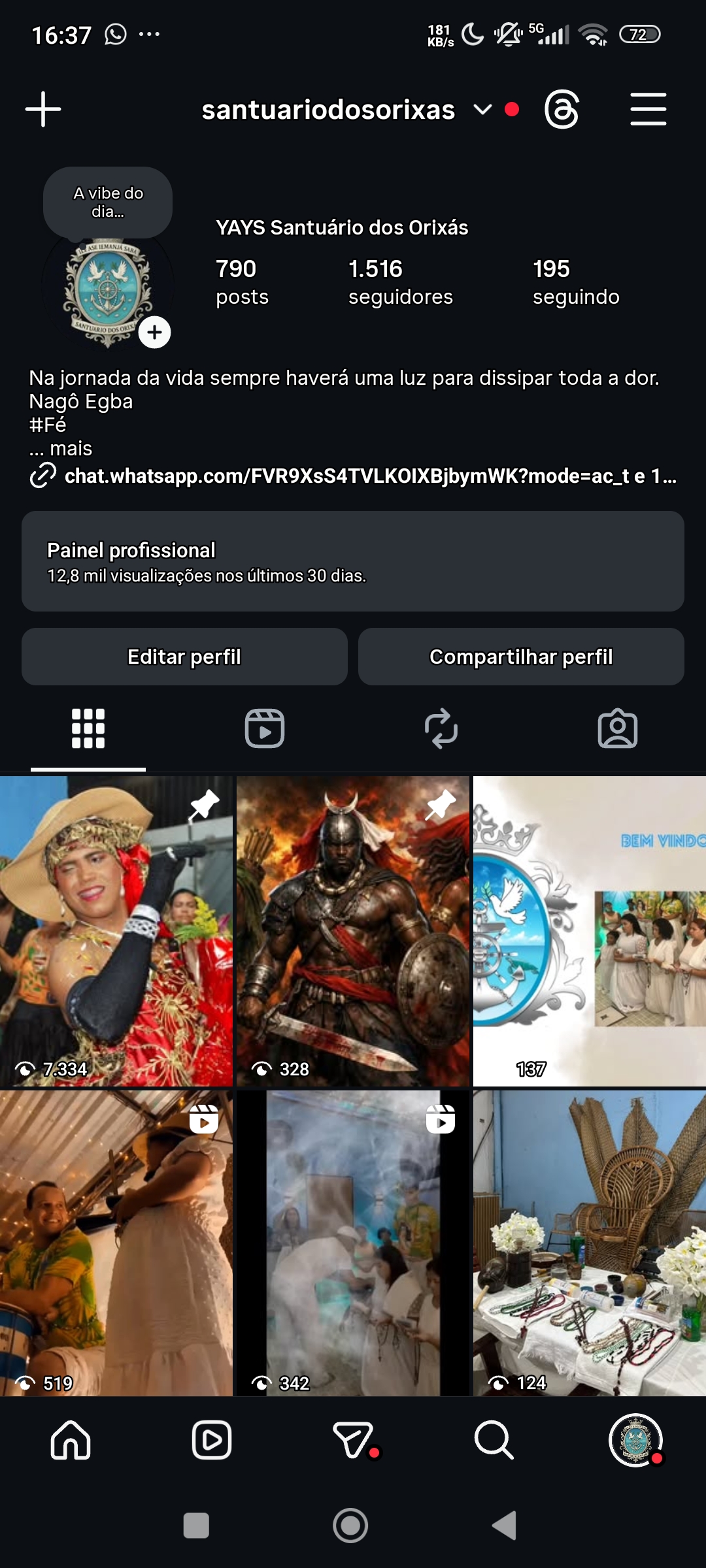 Ilê axé Yemanjá Sabá – santuário dos orixás